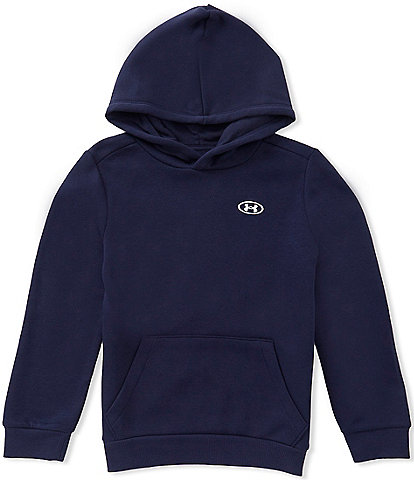 Under Armour Big Boys Long Sleeve Solid Rival Fleece Hoodie