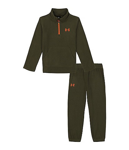 Under Armour Baby Boys 12-24 Months Long-Sleeve 1/4-Zip Jacket & Matching Jogger Pant Set