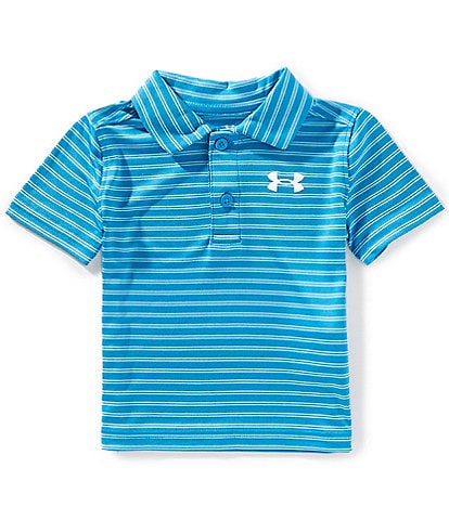 Under Armour Baby Boys 12-24 Months Short Sleeve Matchplay Striped Polo Shirt