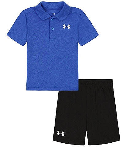 Under Armour Baby Boys 12-24 Months Short Sleeve Polo Tee & Shorts Set