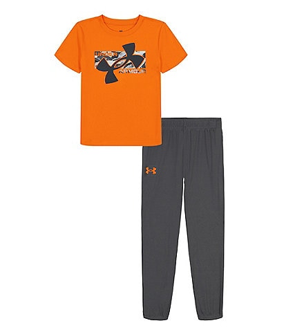 Under Armour Baby Boys 12-24 Months Short-Sleeve Speed Tech T-Shirt & Solid Interlock Jogger Pant Set