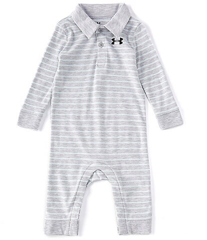 Under Armour Baby Boys Newborn-18 Months Stripe Polo Coverall
