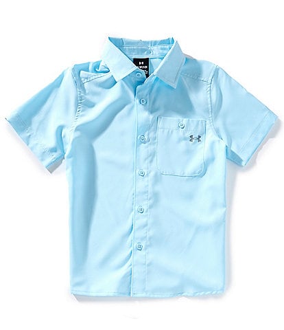 Under Armour Big Boys Drift Tide Button-Front Shirt