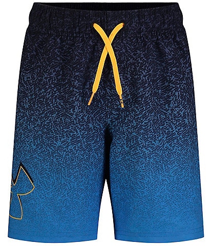Under Armour Big Boys 8-20 Printed 7#double; Inseam Volley Swim Trunks