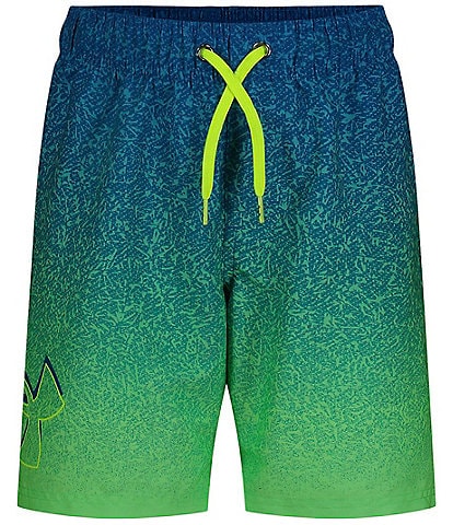 Under Armour Big Boys 8-20 Printed 7#double; Inseam Volley Swim Trunks