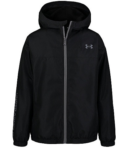 Under Armour Big Boys 8-20 Long Sleeve Manataug Windbreaker Jacket