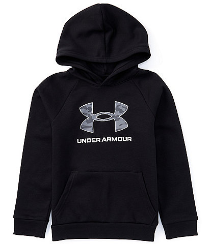 Under Armour Big Boys 8-20 Long Sleeve Rival Print Fill Hoodie