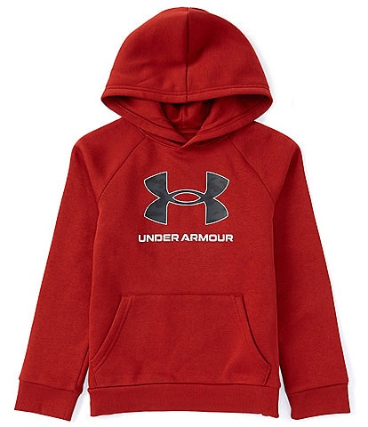 Under Armour Big Boys 8-20 Long Sleeve Rival Print Fill Hoodie