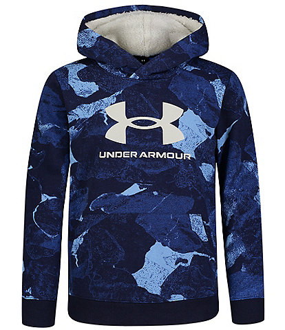 Under Armour Big Boys 8-20 Long Sleeve Sherpa-Lined Fleece Hoodie