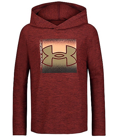 Under Armour Big Boys 8-20 Long Sleeve Twist Jersey Graphic Hoodie