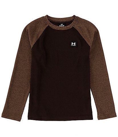 Under Armour Big Boys 8-20 Long Sleeve Waffle Thermal Shirt