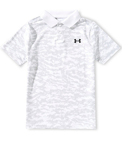 Under Armour Big Boys 8-20 Printed Performance Polo Shirt