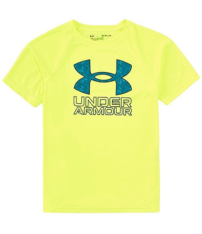Under Armour Big Boys 8-20 Short Sleeve UA Tech™ Hybrid Print T-Shirt