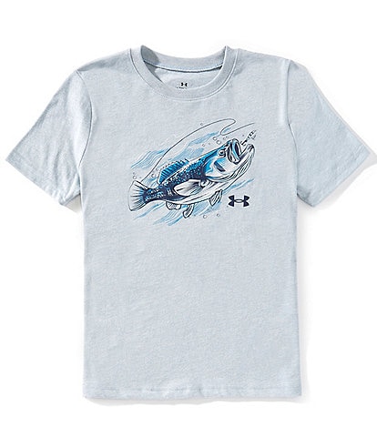 Under Armour Big Boys 8-20 Short-Sleeve Bass Graphic T-Shirt