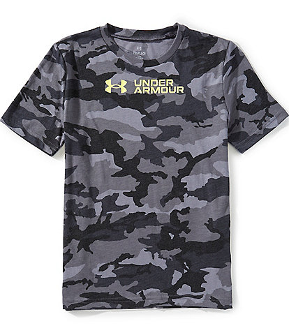 Under Armour Big Boys 8-20 Short Sleeve Camo Graphic T-Shirt