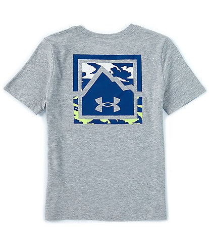 Under Armour Big Boys 8-20 Short Sleeve Outdoor Mountain Logo Grpahic T-Shirt