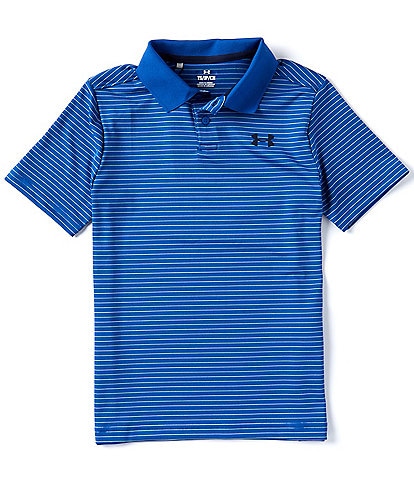 Under Armour Big Boys 8-20 Short-Sleeve Performance Stripe Polo Shirt