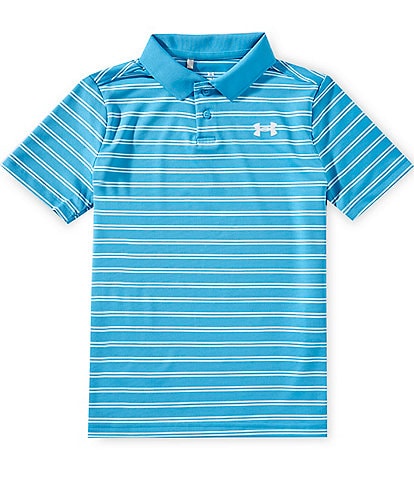 Under Armour Big Boys 8-20 Short-Sleeve Performance Stripe Polo Shirt