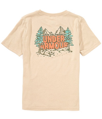 Under Armour Big Boys 8-20 Short Sleeve Seek the Unknown Graphic T-Shirt