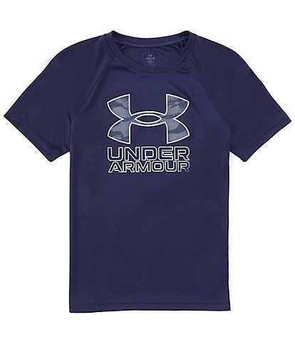 Under Armour Big Boys 8-20 Short Sleeve Tech Hybrid Graphic T-Shirt