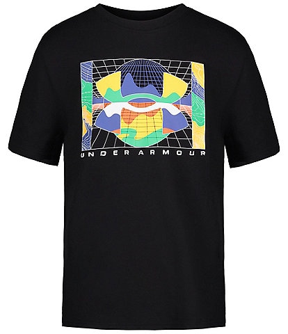 Under Armour Big Boys 8-20 Short Sleeve Techno Sphere Graphic T-Shirt