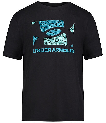 Under Armour Big Boys 8-20 Short Sleeve Tipped Logo T-Shirt