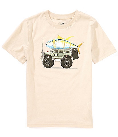 Under Armour Big Boys 8-20 Short Sleeve Tuna Trunk Graphic T-Shirt