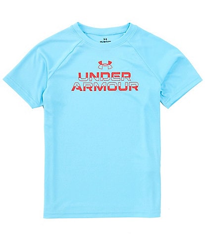 Under Armour Big Boys 8-20 Short Sleeve UA Tech™ Split Wordmark T-Shirt