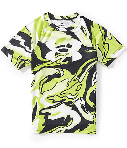 Under Armour Big Boys Short Sleeve Tech Big Logo Printed T-Shirt