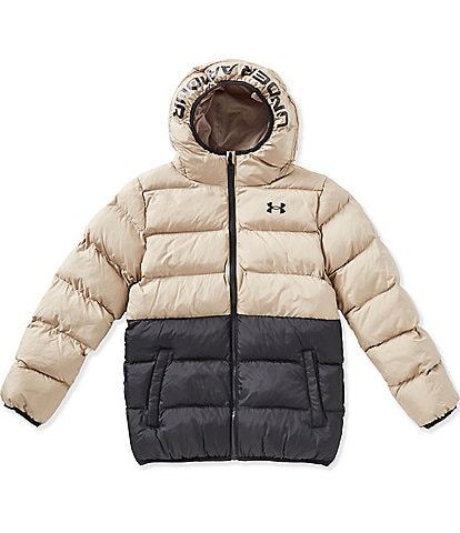 Under Armour Big Boys Long Sleeve Color Blocked Quilted Puffer Jacket