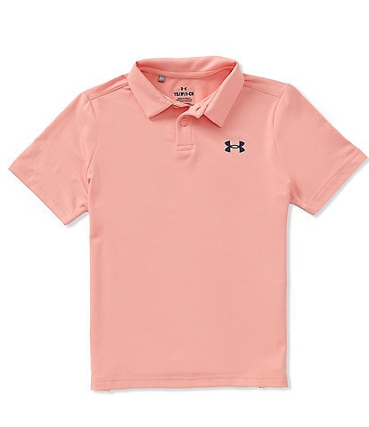 Under Armour Big Boys Short-Sleeve Solid Golf Polo