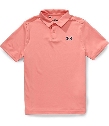 Under Armour Big Boys Short-Sleeve Solid Golf Polo