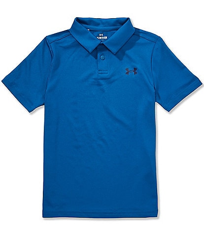 Under Armour Big Boys Short-Sleeve Solid Golf Polo