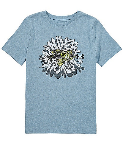 Under Armour Big Boys Short Sleeves Fish Splash T-Shirt