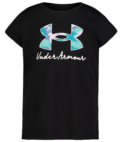 Under Armour Big Girls 7-16 UA Tech Twist Logo Short Sleeve T