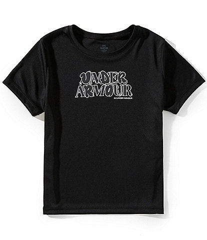 Under Armour Big Girls 8-16 Tech Wordmark Short Sleeve T-Shirt
