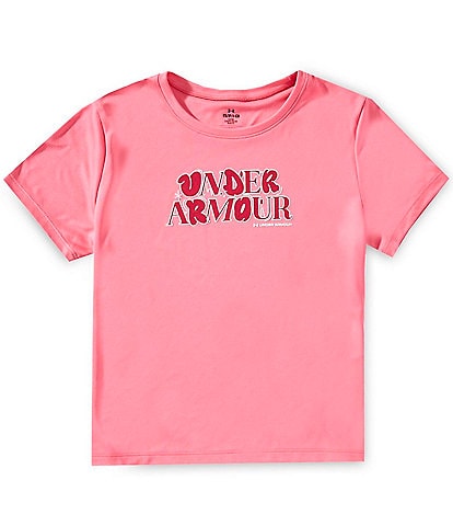 Under Armour Big Girls 8-16 Tech Wordmark Short Sleeve T-Shirt