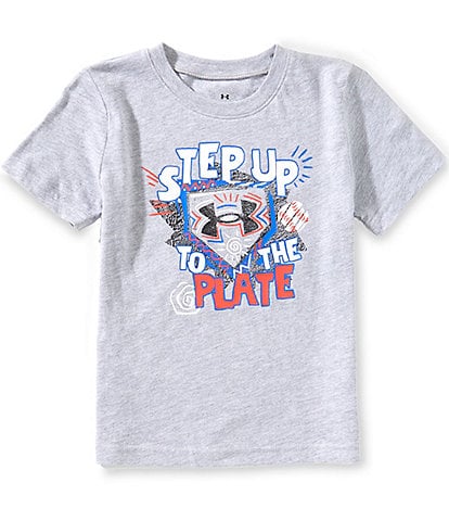 Under Armour Little Boys 2T-7 Short Sleeve Step Up Baseball T-Shirt