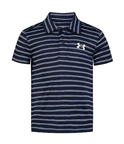 Under Armour Little Boys 2T-7 Short Sleeve UA Matchplay Stripe Polo Shirt