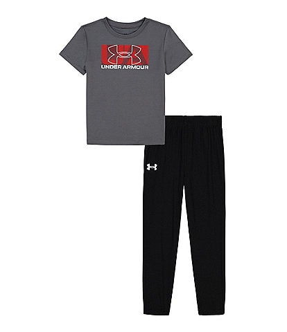 Under Armour Little Boys 2T-7 Short Sleeve UA Tech T-Shirt & Jogger 2-Piece Set