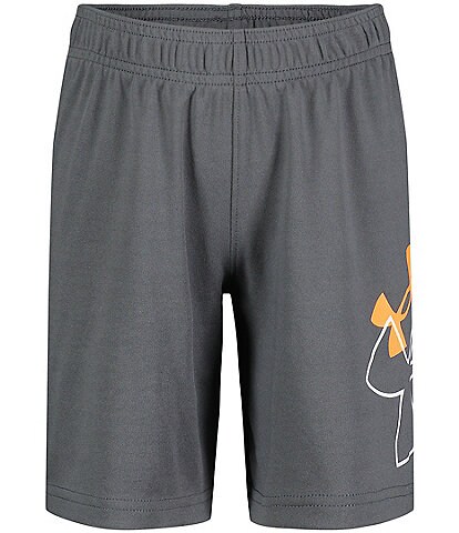 Under Armour Little Boys 2T-7 Staggered Logo Pull-On Shorts