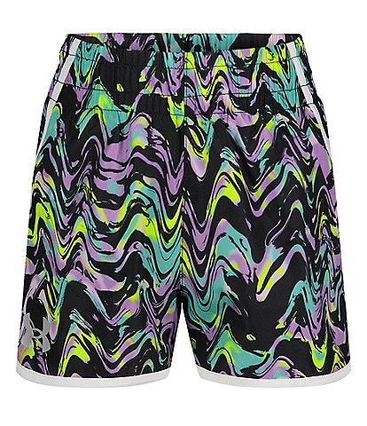 Under Armour Little Girls 2T-6X Fly By Printed Shorts