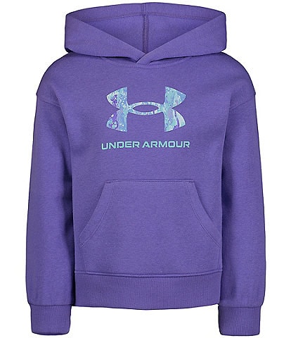 Under Armour Little Girls 2T-6X Long-Sleeve Big Logo Hoodie