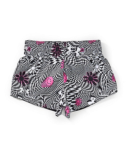 Under Armour Little Girls 2T-6X Printed/Solid Reversible Shorts
