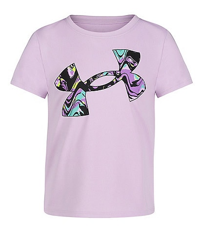 Under Armour Little Girls 2T-6X Short Sleeve Groove Logo T-Shirt
