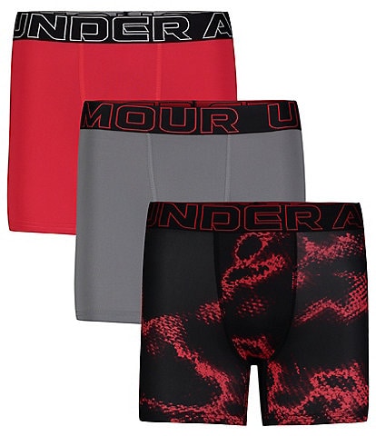 Under Armour Little/Big Boys 4-20 Performance Tech Boxer Brief 3-Pack