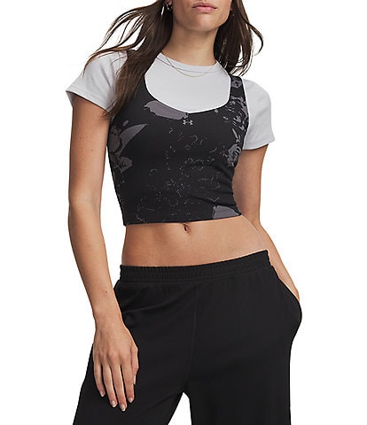 Under Armour Motion Print V-Neck Sleeveless Tank