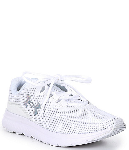 Under Armour Charged Pursuit 3 UA Purple White Women Running Shoes  3024889-500
