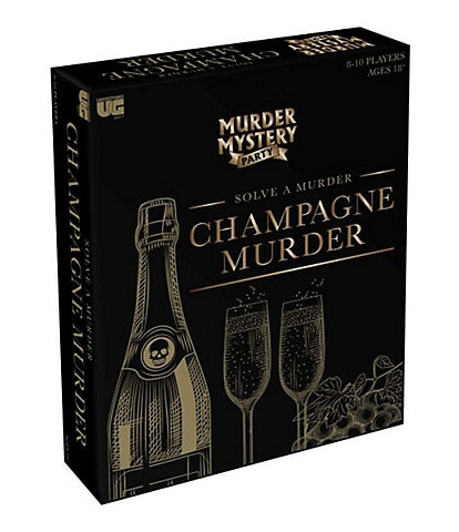 University Games Champagne Murder Mystery Game