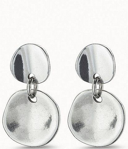 UNOde50 Scales Silver Drop Earrings